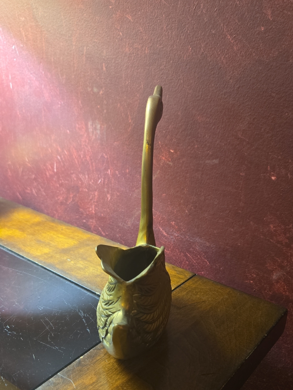 Vintage 1960s Brass Swan Planters - Set of Two - Picture 11 of 15